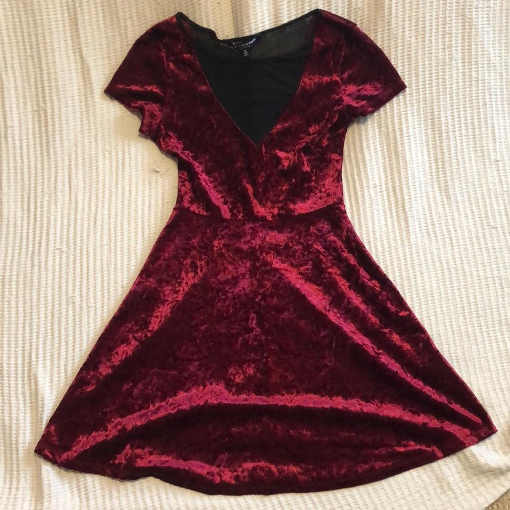 Red Velvet dress